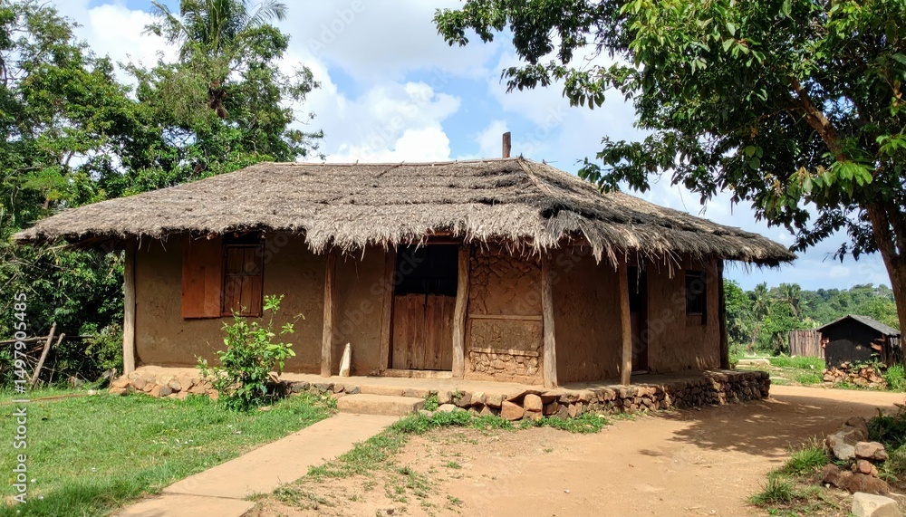 Resilient Woman's Dwelling in Turkana Region of Kenya Resilient Woman's Dwelling in Turkana Region of Kenya