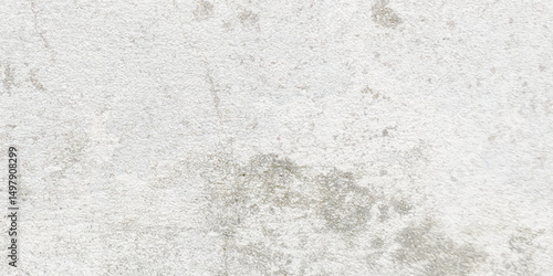 White and grey concrete wall grunge texture background old cement wall texture background, banner. 