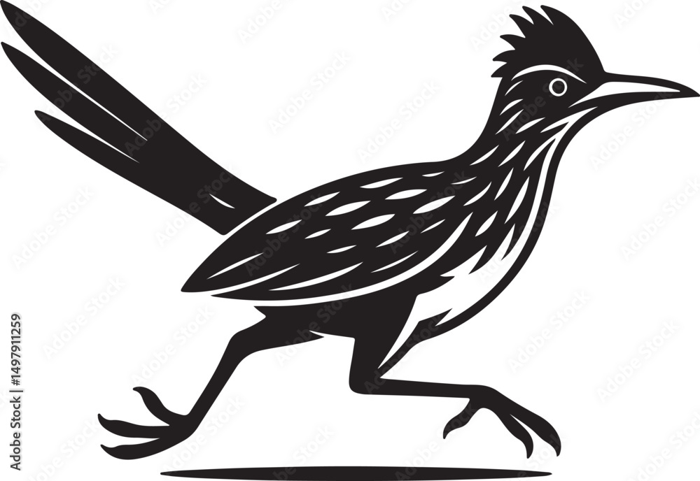 Naklejka premium vector illustration of a bird