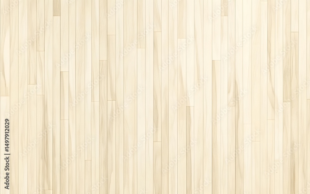 Fototapeta premium Light Beige Wooden Floor Texture Seamless Pattern Background