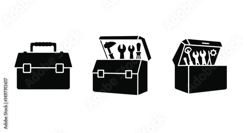 Briefcase icon vector for computer, web and mobile app 