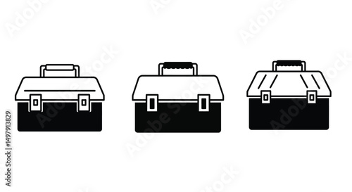 Briefcase icon vector for computer, web and mobile app 