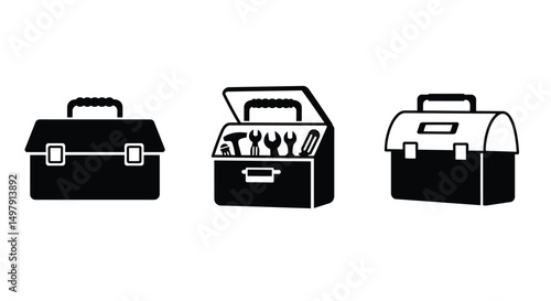 Briefcase icon vector for computer, web and mobile app 