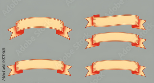 gold vintage ribbon, luxury ribbon banner, premium ribbon label, elegant gold ribbon scroll, royal ribbon vintage, prestige ribbon banner, ornate gold ribbon, shiny premium ribbon, luxury badge ribbon