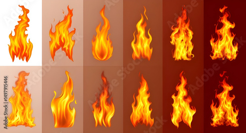 realistic fire glow, burning orange wave, tall rising flame, flame burn texture, bright ember fire, shining hot flame, swirling flare, rising heat flame, blazing burn effect, energy firewave, flicking