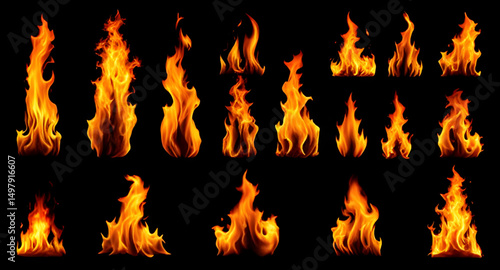 Realistic fire, Fire flames, Burning fire, Fire background, Real fire effect, Blazing flames, Campfire flames, Hot fire, Fire vector, Flaming illustration, Realistic flame design, Fire heat, Wildfire,