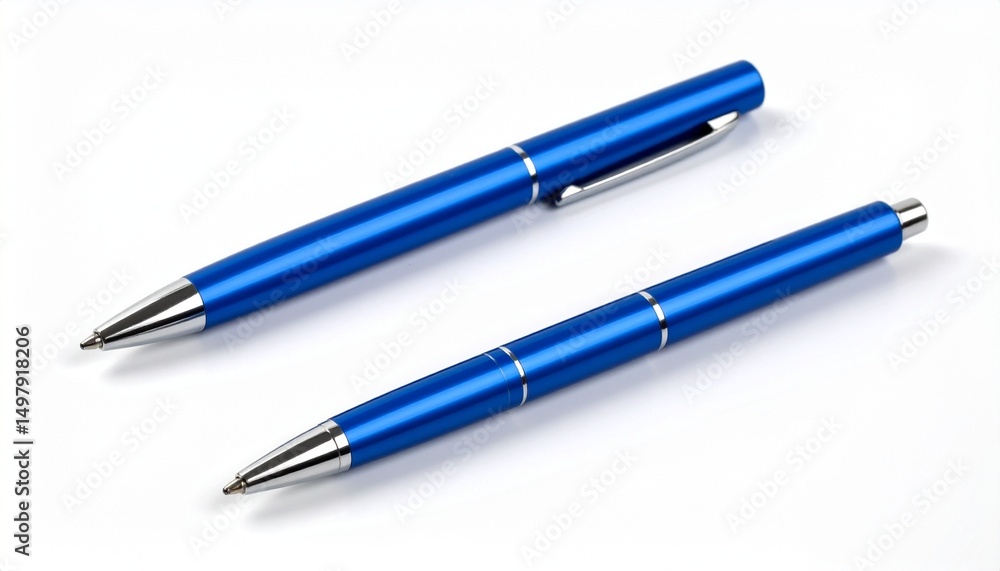 blue pen isolated on white blue pen isolated on white