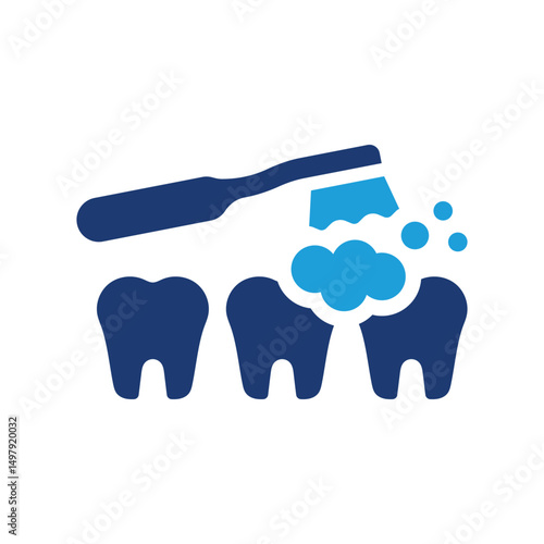 Brushing icon