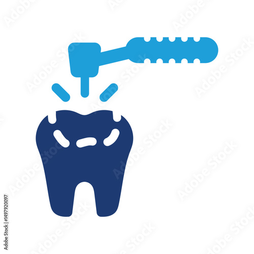 Dental filling icon