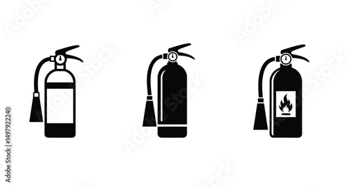 item, set, cartoon, dousing, technology, icons, tool, background, various, aid, device, safeguard, symbol, icon, sign, danger, secure, disaster, pictogram, object, extinguishing, illustration, flammab