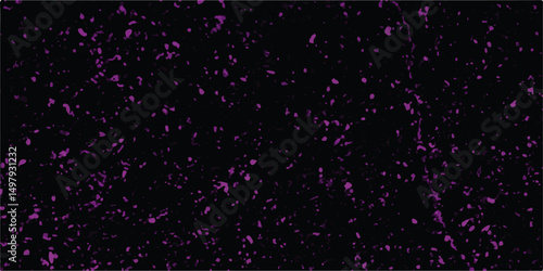 Abstract Crystal Mosaic Seamless Geometric Pattern, Quartz Broken Glass Fragment Purple and black Hues.Vector illustration.To implement your design ideas, business subjects.