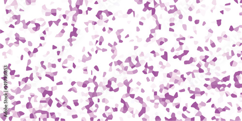 Abstract Crystal Mosaic Seamless Geometric Pattern, Quartz Broken Glass Fragment Purple and Pink Hues.Vector illustration.To implement your design ideas, business subjects.