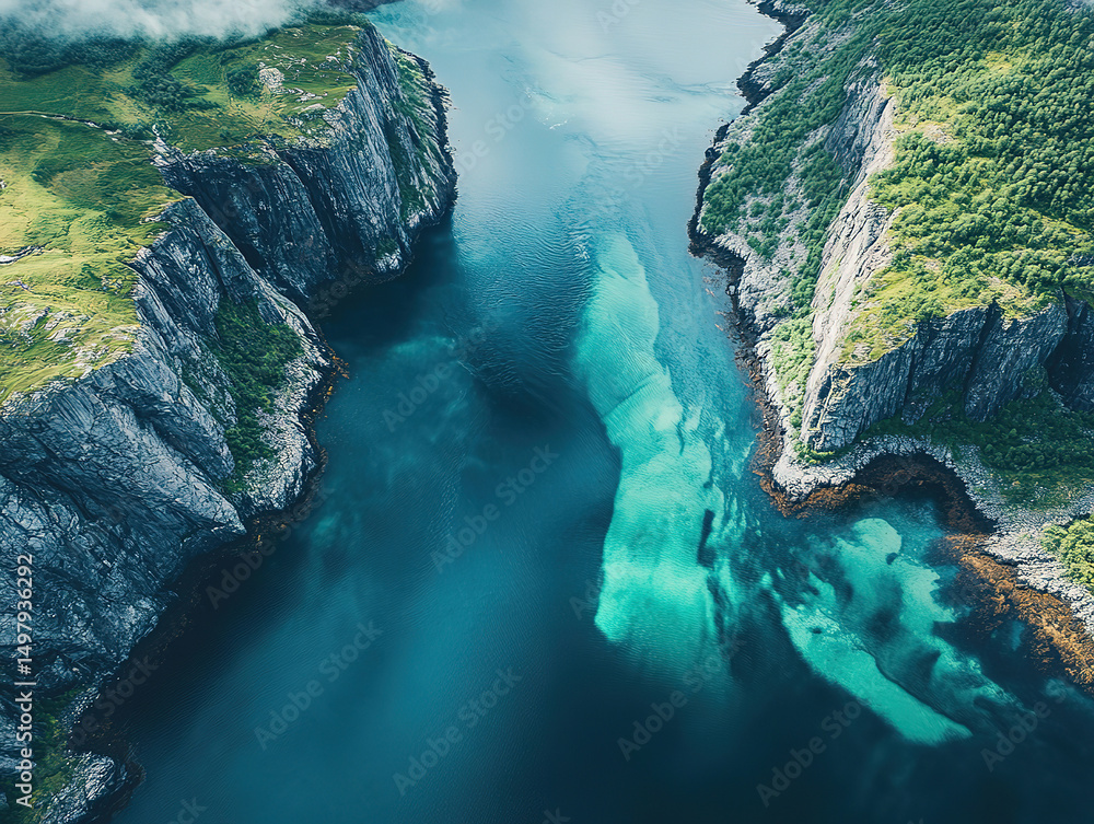 custom made wallpaper toronto digitalAerial Photography of Norway’s Serene Natural Landscape