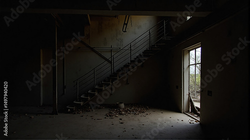 old abandoned building