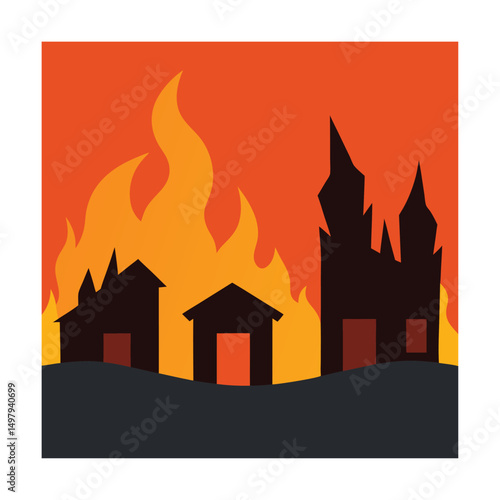 abandoned village after wildfire (3).eps