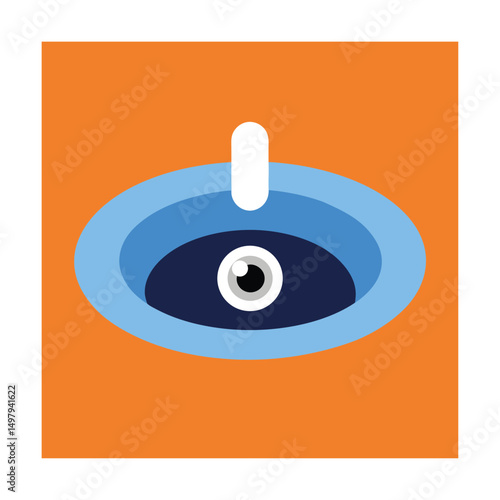 blinking eye in sink drain   (2).eps