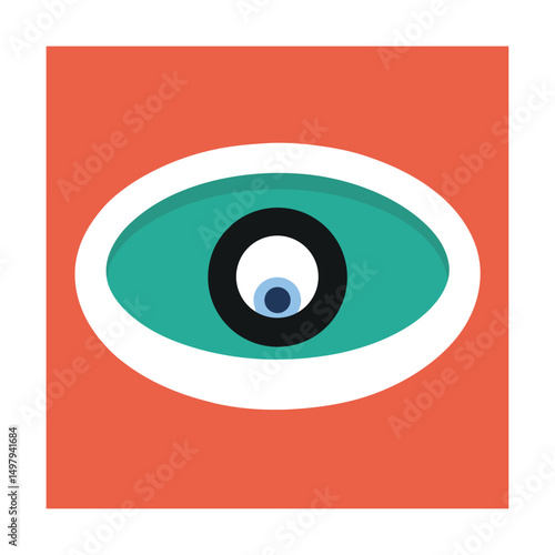 blinking eye in sink drain  .eps
