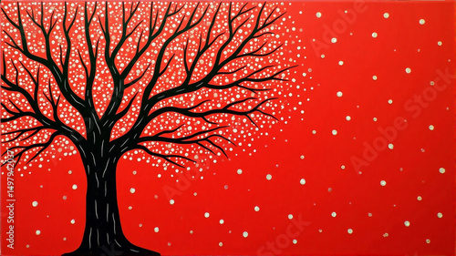 tree with hearts