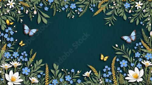 background with leaves