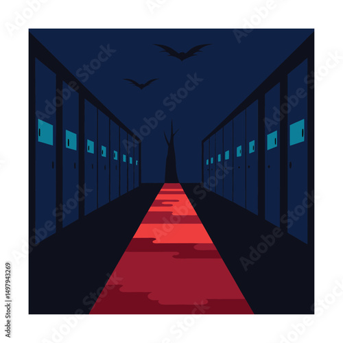 creepy school hallway at night (1).eps