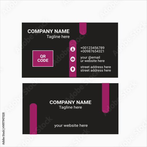 Abstract business card.