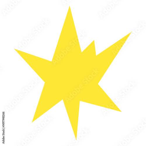 Trendy Irregular Star