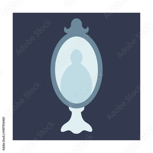 mirror with ghost reflection (2).eps