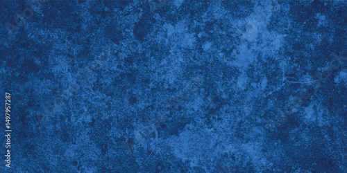Moody abstract blue composition featuring textured layering and a subtle illusion of depth

