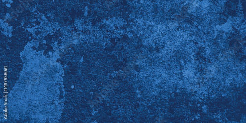 Expressionist digital texture with deep oceanic blues and natural, weathered patterns

