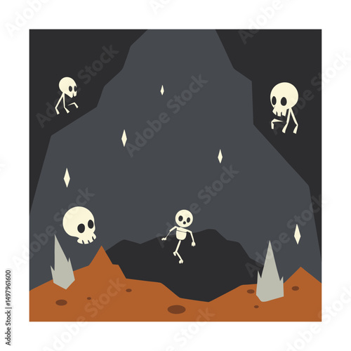 skeletons scattered in cavern (2).eps