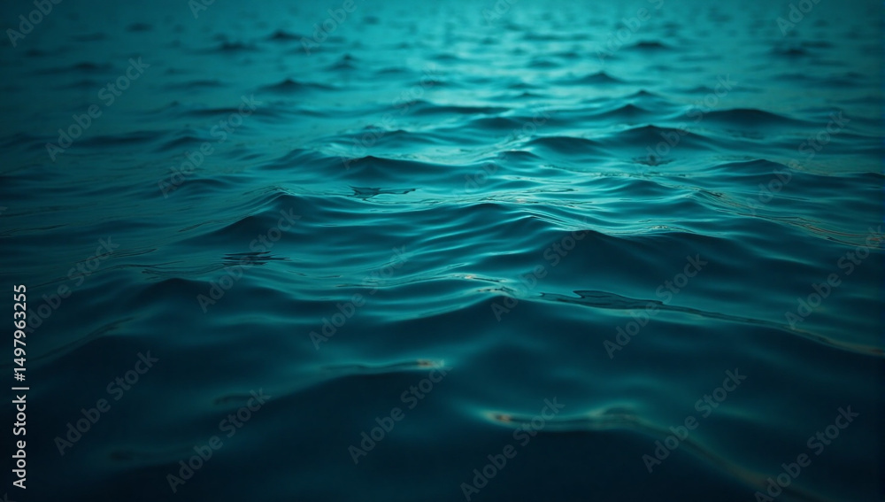 Obraz premium blue water surface