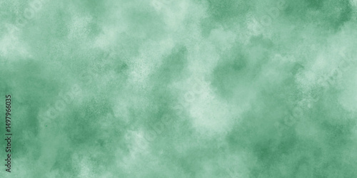 Abstract Elegant dark green background with mottled vintage texture in old fancy background design, texture of colored parchment paper.