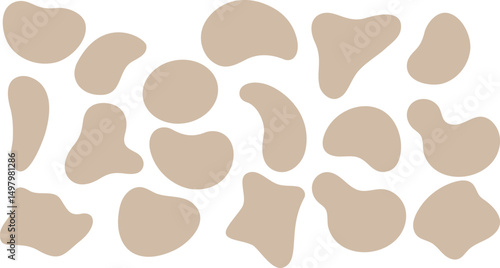 Random shape blotch silhouettes.