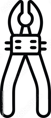 Vector set of gas pump nozzle and stove icons for energy technology business