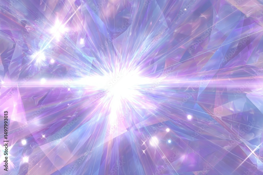 Sparkling crystal burst light purple pink fantasy Sparkling crystal burst light purple pink fantasy