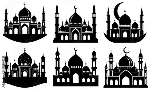 Mosque Silhouette vector