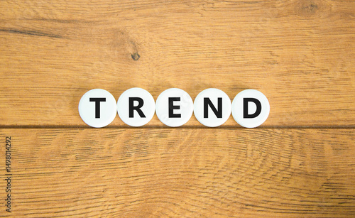 Cuadro en lienzo Trend and trending symbol