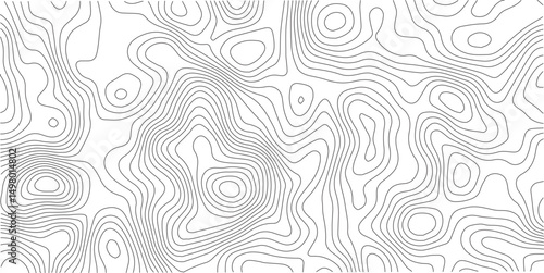 Topographic Background. Abstract wavy and curved lines background. Abstract pattern with Lines. Background of the Topographic Map. Abstract geometric topographic contour map background Free Vector
