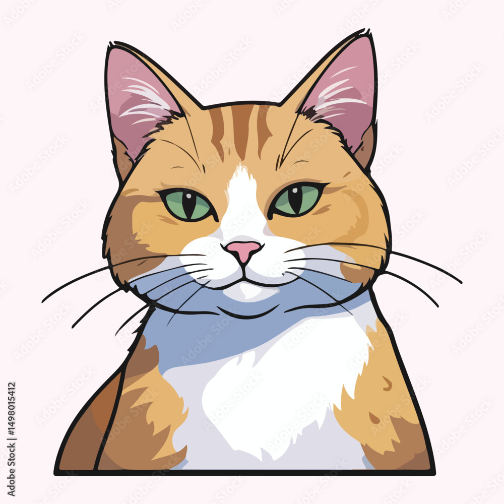 Fototapeta premium Create a vibrant sticker featuring a styli 4.eps