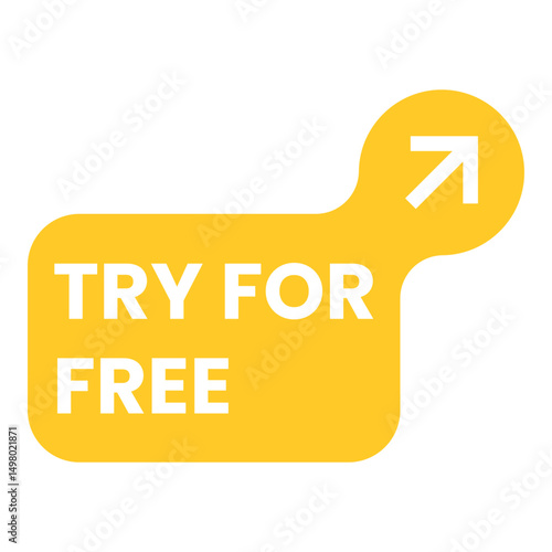 Try For Free Graphic with Arrow