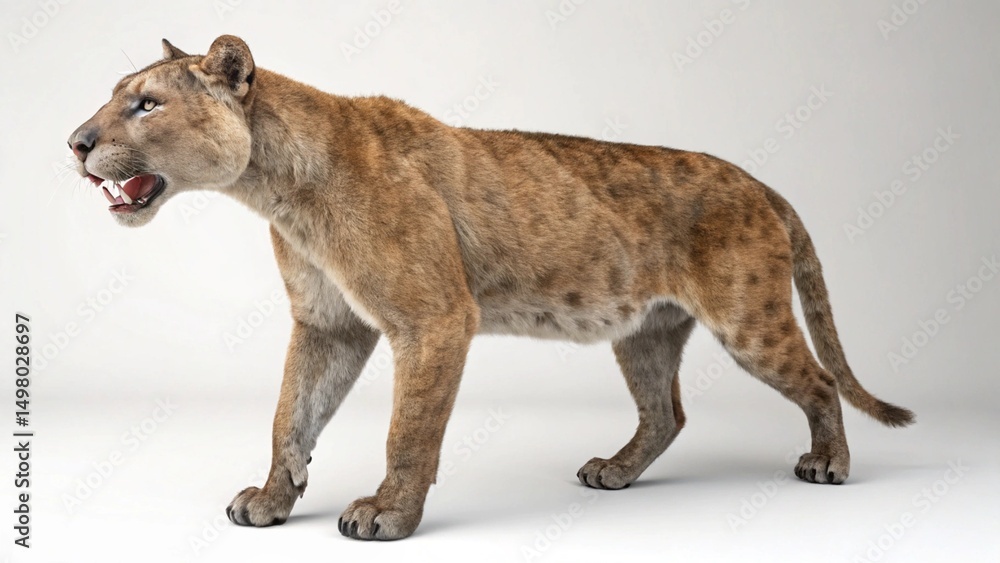 Obraz premium Dinofelis on studio background