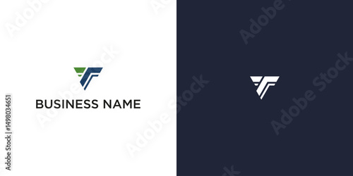 Modern Letter T Logo Design for Business Branding – Minimalist and Geometric Style
