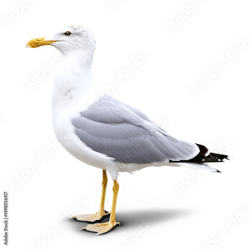 seagull isolated on transparent background