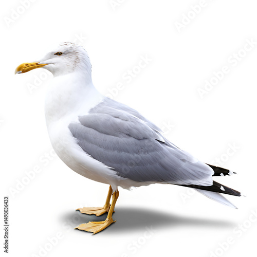 seagull isolated on transparent background