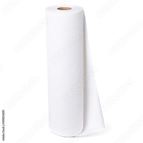 Obraz na płótnie kitchen paper towel isolated on transparent background w salonie