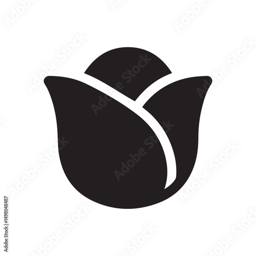 vector illustration of a black and white hat