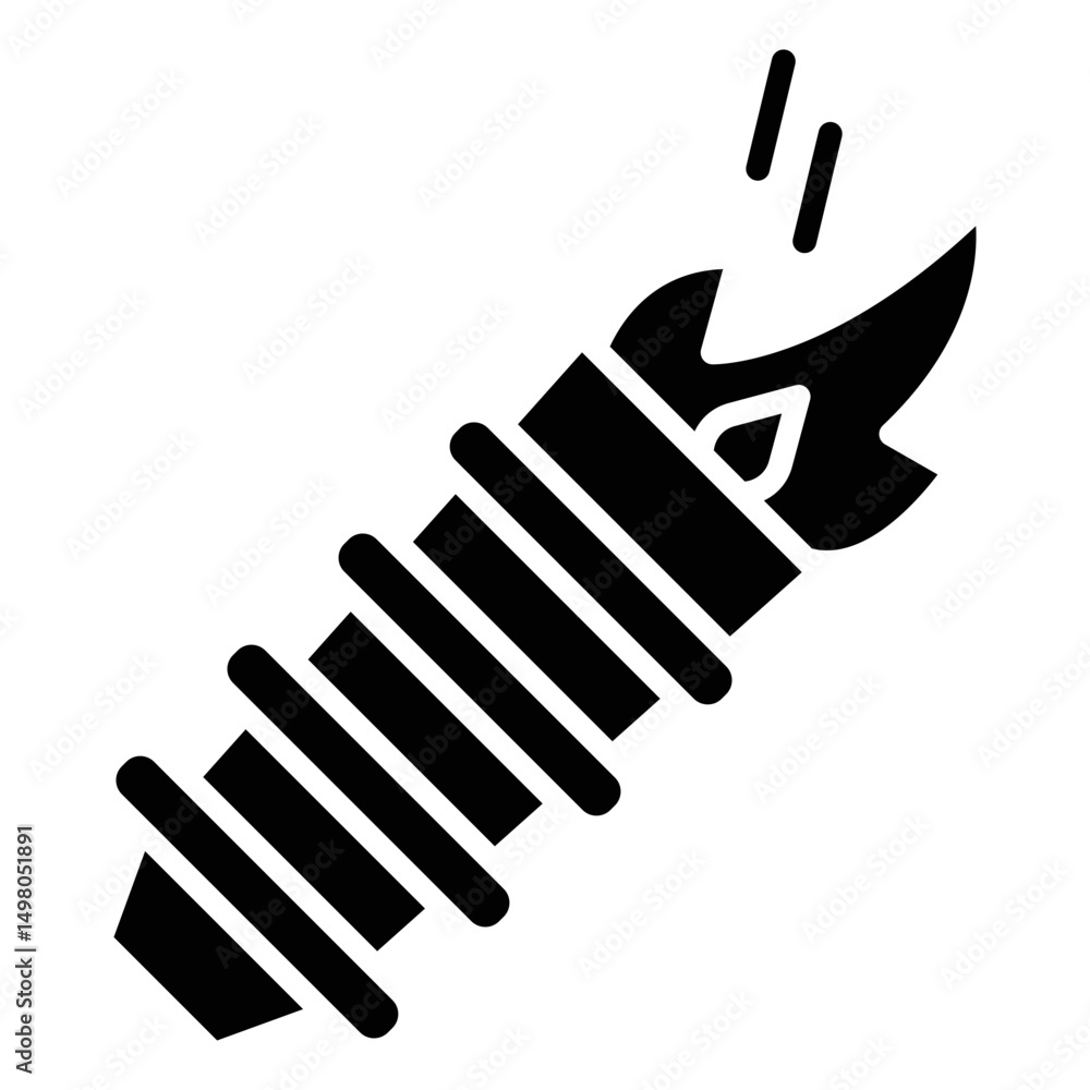 Obraz premium Torch Icon