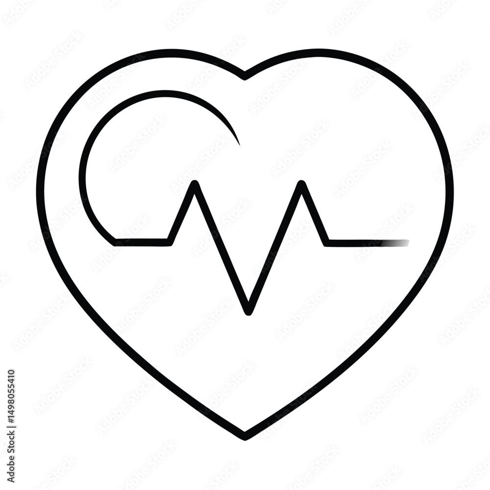 heart with stethoscope heart with stethoscope