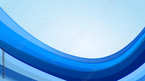 
abstract background blue minimalist modern curved line shape and corporate theme