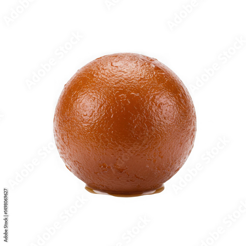 Gulab jamun sweet dessert isolated on transparent background